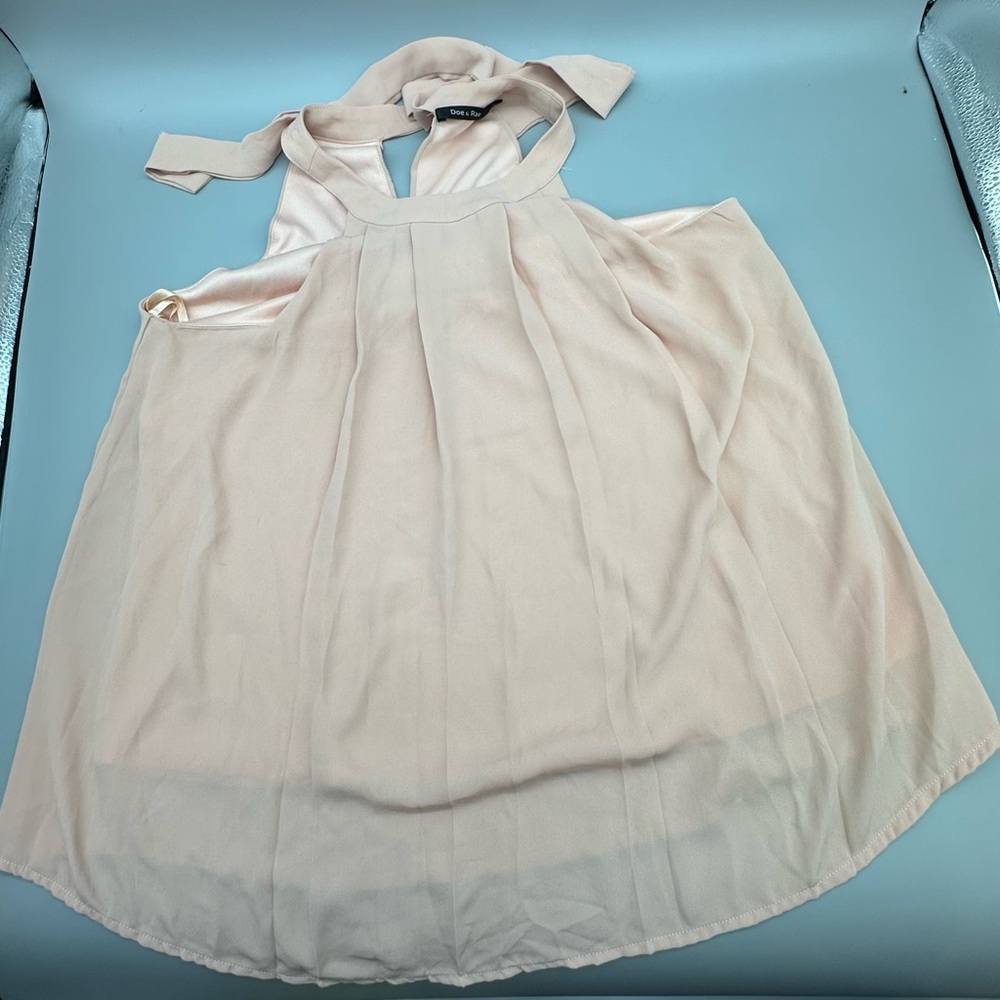 Doe & Rae Cold Shoulder Top, Shirt, Woman’s Blouse size small